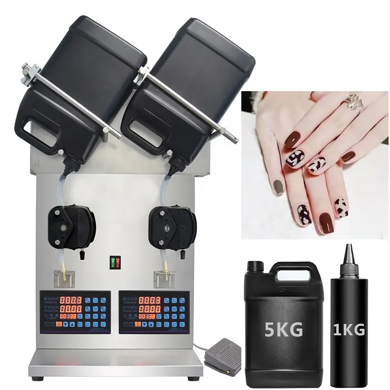 Factory sale Easy Operate Vials Viscous Liquid Gel Nail Polish Filling Machine