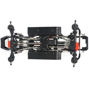 AX-8509B <span class=keywords><strong>313mm</strong></span> 1/10 RC Rock <span class=keywords><strong>Crawler</strong></span> Voiture RC à 2 vitesses avec corps de camion en plastique dur - Product Image 6