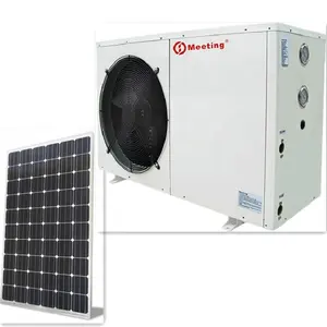 Meeting 12kw Electric Air Source Heat Pump Connected Solar Panels Connected available Efficiency and Energy Saving