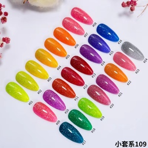Finely Diamond Glitter UV Soak off French Disco Effect <b>Reflective</b> <b>Gel</b> <b>Polish</b> Non-Toxic Vegan Professional Use - Product Image 4
