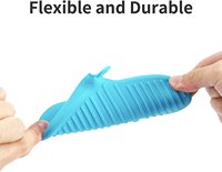 Mitaines de four en silicone avec maniques de style imprimé résistant à la chaleur mitaines de cuisine et mini mitaines de four en caoutchouc à pincement manuel