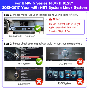 10.25 ''inch không dây Carplay <span class=keywords><strong>Linux</strong></span> hệ thống màn hình cảm ứng cho BMW 5 Series F10 F11 F12 CIC NBT Xe GPS Android tự động - Product Image 2
