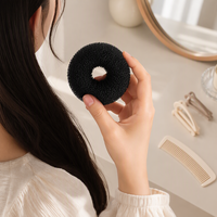 Accessoire pour chignon, anneau à cheveux en forme de donut pour femmes et filles, outil de coiffure, accessoire pour chignon de style coréen