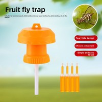 Fabrieksdirect plastic vliegenvanger voor fruitvliegen & meloenvliegen voor fruit en groenten