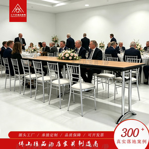 Hotel <b>Table</b> <b>Folding</b> Stainless Steel Leg Durable Contemporary Design Modern Appearance Panel Material - Product Image 4