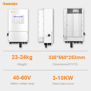 Sistema de Energía Solar de Onda Sinusoidal Pura de 3Kw 5Kw 6Kva 10Kva 10Kw Híbrido Monofásico S6-eh1p10k-l-plus - Product Image 2