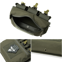 Sac à dos tactique Ghost Action FERRO Style Ranger Green avec triple pochette pour chargeurs, panneau arrière pour gilet V5 FCPC