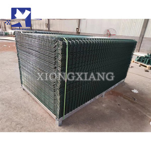 Panneaux de clôture en métal galvanisé ou en PVC vert, incurvés en <span class=keywords><strong>3D</strong></span>, soudés, pour clôture de jardin ou décoratifs - Product Image 4