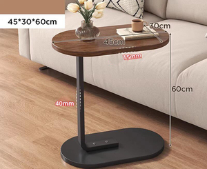 Mesa de Centro Moderna <span class=keywords><strong>y</strong></span> Sencilla de Estilo Nórdico, Personalizable, con Superficie de Madera Maciza, para Sala de Estar, Dormitorio o Apartamento Pequeño - Product Image 4