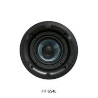 Système de sonorisation DEKEN FIT GS4L 4 pouces 8ohm 10W Encastré sans cadre Haut-parleur de plafond Prix bon marché Haut-parleur de plafond pour salle de sport