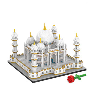 W0501-W0607 <strong>Taj</strong> <strong>Mahal</strong> World Famous Building Creative Decoration <strong>Mini</strong> Building Block Plastic Toy <strong>Gift</strong> for Kids Boys - Product Image 2