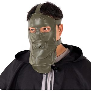 Máscara de Cuero Completa SINSEN Riddler, Disfraz de Halloween para Adultos, Accesorio Reutilizable para Fiestas - Product Image 3