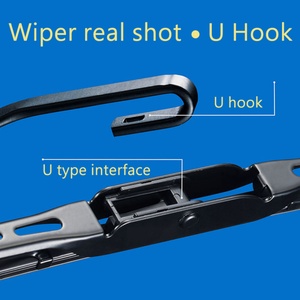 ใบปัดน้ำฝนโลหะแบบแบน ใบปัดน้ำฝนอเนกประสงค์สำหรับกระจกหน้ารถ - Product Image 6