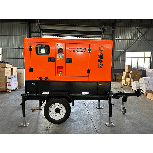50 Kva 50kva diesel Generator Super  with Trailer 50kw Silent Type Single Phase 3 Phase Silence
