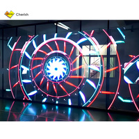 Module d'affichage LED intérieur/extérieur transparent HD avec écran LED en verre film cristal