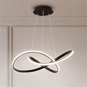 <span class=keywords><strong>Lampadario</strong></span> a Sospensione Moderno a <span class=keywords><strong>Cerchio</strong></span> Stile Scandinavo Creativo Minimalista a Linee per Soggiorno Camera da Letto Ristorante e Bar - Product Image 1