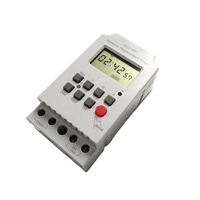 Mini AC 220V 250V 25A Sakelar Timer Digital Harian Mingguan yang Dapat Diprogram KG316S Din Rail
