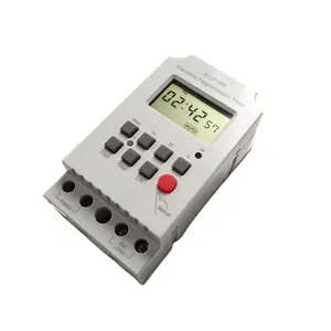 AC 220V 250V 25A saklar Timer Digital bekas setiap hari, sakelar waktu kedua KG316S Din Rail waktu kedua