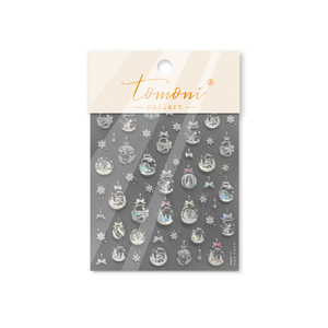 5D gaufrage noël ongles conceptions <span class=keywords><strong>flocon</strong></span> <span class=keywords><strong>de</strong></span> <span class=keywords><strong>neige</strong></span> décalcomanies noël ongles autocollants décorations noël presse sur les ongles - Product Image 6