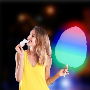 Coni di zucchero filato incandescente a LED riutilizzabili <span class=keywords><strong>e</strong></span> supporto in plastica impermeabile per feste natalizie zucchero filato in movimento! - Product Image 5