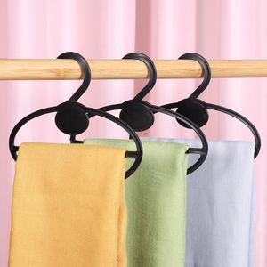 쇼핑몰 용 보관 디스플레이 랙 코트 벨트 넥타이 스카프 용 천 및 후크 주최자 걸이 - Product Image 4