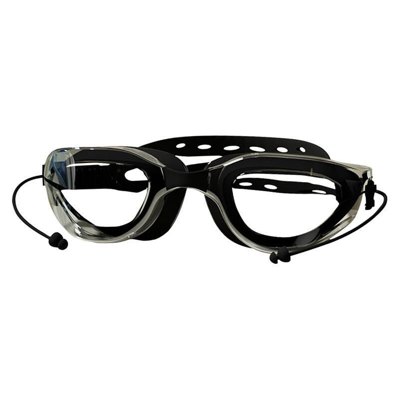 กล่องใส่แว่นตาสีดำโปร่งใส [ดีไซน์ชิ้นเดียว]