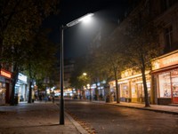 Lampadaire solaire LED à capteur SMD 3030 haute luminosité résidentiel ultra lumineux 300W 400W 500W étanche en ABS