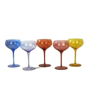 FARBIGE CHAMPAGNE COUPE STEMWARE