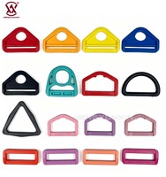 Hebilla de Plástico de Material POM de 38mm, Ecológica, Moderna, Fácil de Usar, Ajustable, con Anillo en D, Color Personalizado, de Fábrica