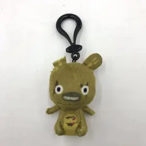 Nuevo llavero de terror de Halloween para llaves de coche oso Fnaf accesorios de Anime llaveros mujeres hombres muñeca llavero regalos de vacaciones bolsa encanto