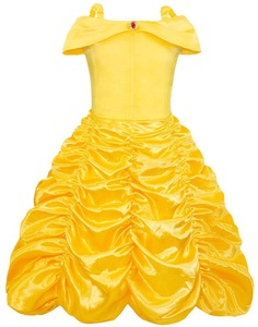 Costumi di Halloween all'Ingrosso, Abiti da Principessa Belle per Bambine, Costume da <span class=keywords><strong>La</strong></span> Bella e <span class=keywords><strong>la</strong></span> Bestia per Feste in Maschera e Carnevale - Product Image 4