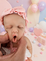 Großhandel Lebensechte 13 Zoll Mädchen-Babypuppen aus Vollsilikon Realistische Platin-Reborn-Puppen
