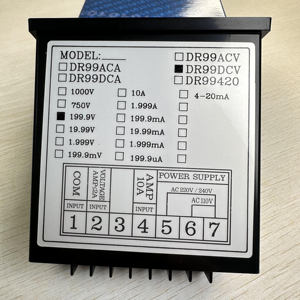 เครื่องวัดแรงดันไฟฟ้ากระแสตรง TECPEL DR-99DCV คุณภาพสูง ความแม่นยำระดับสูง 1.5  5999 หน่วยการวัด - Product Image 2