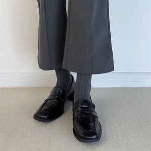 Zapatos Minimalistas con Plataforma QF1 Edition, Mocasines Vintage para Mujer918 - Product Image 3