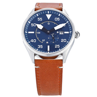 Montre mécanique automatique de luxe pour homme, en acier inoxydable, étanche, personnalisable, vente en gros d'usine