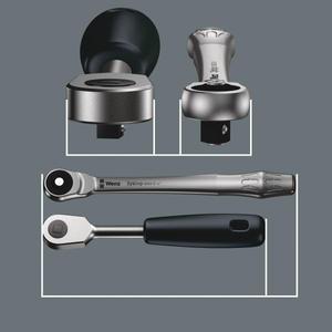 WERA - 05004080001 1/2 ''Cliquet en métal avec carré traversant et jeu de douilles en pouces (28 pièces) ENSEMBLES DE CLIQUET ET DE DOUILLES - Product Image 4