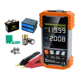 120V Portable Battery Tester Analyzer for Testing Voltage and Internal Resistance Battery Capacity Tester