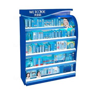 Exhibidor de Piso de Madera con LED de Primera Calidad para Marcas de Cuidado de la Piel en Tiendas Minoristas, Solución Elegante para Exhibición - Product Image 2