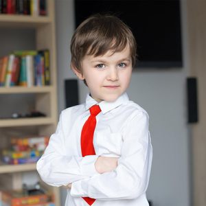 Venta al por mayor OEM <span class=keywords><strong>Corbatas</strong></span> para niños Bebés Niños pequeños <span class=keywords><strong>Corbatas</strong></span> preatadas Correa elástica para el cuello Corbata para disfraz de uniforme escolar - Product Image 5