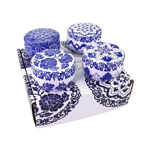 Highly Scented <strong>Blue</strong> <strong>Candles</strong> Original Design Custom <strong>Candle</strong> Portable Travel <strong>Candles</strong> - Product Image 2