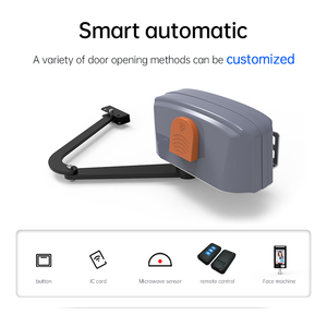 Operador de Puerta Batiente Eléctrico Inteligente y Duradero, Seguro, Confiable, Instalación Flexible, Ajuste Sencillo, Brazo Curvo, Abrepuertas Automático - Product Image 2