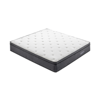 Matelas à Ressorts Ensachés Style Hôtelier 5 Étoiles Luxe et Confort, Design Moderne avec Mousse Super Douce, Livré Compressé en Boîte pour Chambre à Coucher