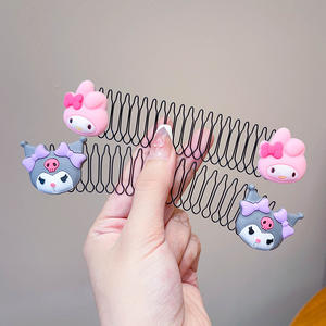 Horquilla Kawaii para niños, Melody Kuromi My, muñeca de Anime de dibujos animados, pinza de pelo Invisible, tocado, juguete, regalos para niñas - Product Image 3