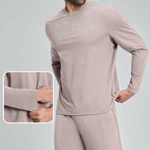Nuovi Stili 2026: T-shirt Sportiva da <span class=keywords><strong>Uomo</strong></span> a Maniche Lunghe, 100% Poliestere, Traspirante, Asciugatura Rapida, Collo Tondo, per Allenamento e <span class=keywords><strong>Tennis</strong></span> - Product Image 1