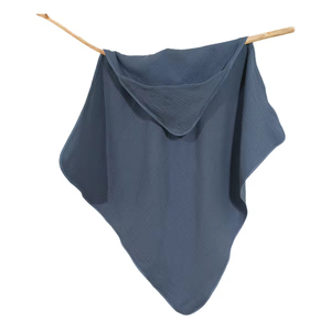 Manta Envolvente <span class=keywords><strong>de</strong></span> Algodón con Capucha para Bebé, Suave y Transpirable, Ideal para Recién <span class=keywords><strong>Nacidos</strong></span>, Amigable con la Piel, para Baño, Dormir y Guardería - Product Image 4