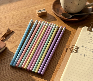 Crayons en bois hexagonaux certifiés HB, couleur macaron, vente en gros d'usine, pas chers, pour étudiants, écriture, dessin, école, bureau - Product Image 3