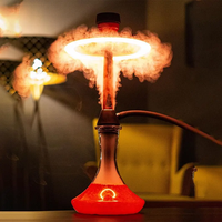 Nouvel accessoire pour chicha, lumière LED à télécommande, lampe LED ronde à 16 couleurs pour chicha