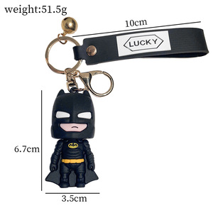 Llavero de Anime, Llavero de Superhéroes, <span class=keywords><strong>Superman</strong></span>, Batman, <span class=keywords><strong>Mujer</strong></span> <span class=keywords><strong>Maravilla</strong></span>, Flash, Colgante de Silicona para Bolsa - Product Image 5