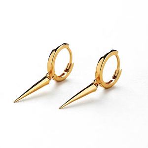 Pendientes <span class=keywords><strong>de</strong></span> Aro con Púas <span class=keywords><strong>de</strong></span> Plata <span class=keywords><strong>de</strong></span> Ley 925 Chapados en Oro <span class=keywords><strong>de</strong></span> 18K <span class=keywords><strong>de</strong></span> Alta Calidad y Venta Caliente <span class=keywords><strong>de</strong></span> Maimang para Mujer - Product Image 2