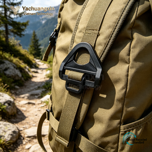 Professional Black Plastic <b>Backpack</b> Buckle Durable Outdoor Accessory for Bag <b>Straps</b> - Product Image 5